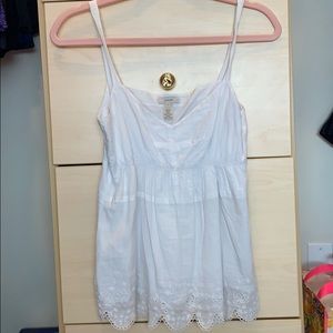 J crew white tank